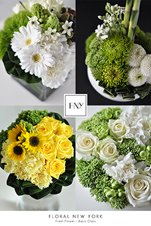 フレッシュフラワーアレンジメントクラスのご案内